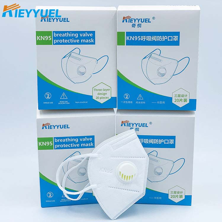 Maschera protettiva per valvola di respirazione KN95