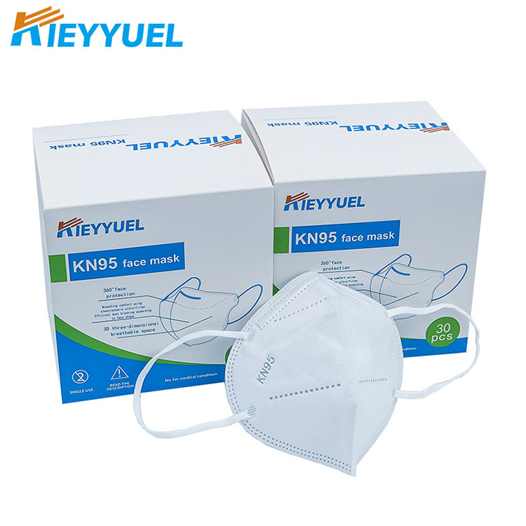 Maschera protettiva per il viso pieghevole Kn95